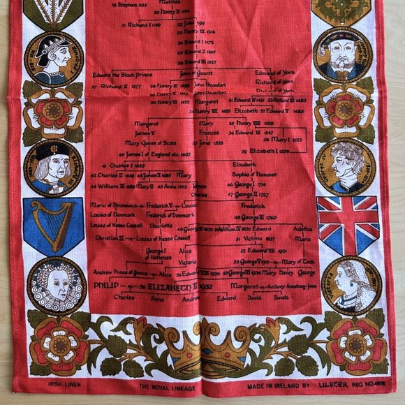 Vintage Irish Linen Tea Towel - Picture 7 of 10